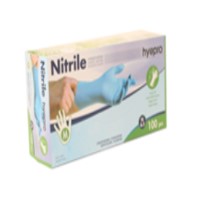 Gants nitrile Bleu 100 pces - L - manchette 30cm